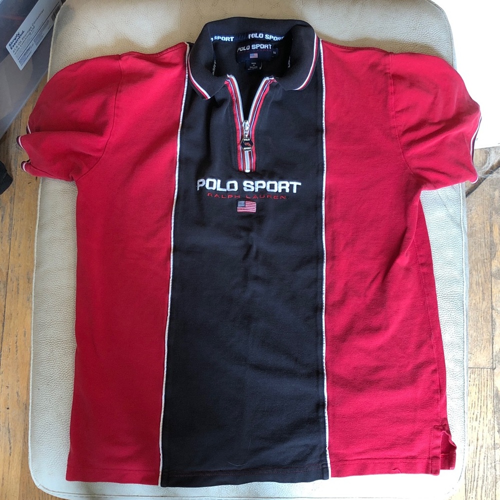 Polo Ralph Lauren men’s Medium red / black polo shirt